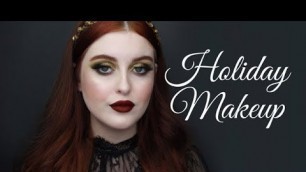 'Holiday Makeup Tutorial | Melt Cosmetics, Blackmoon Cosmetics, Lime Crime'