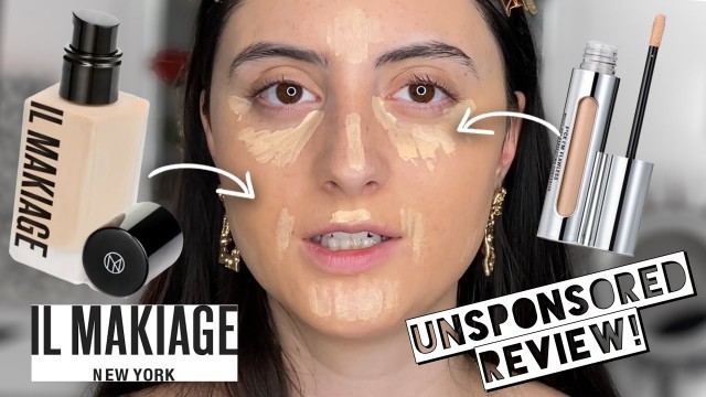 'UNSPONSORED IL MAKIAGE FOUNDATION & CONCEALER REVIEW & WEAR TEST'