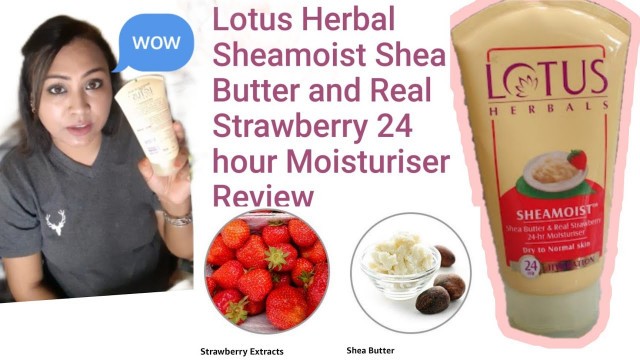 'LOTUS HERBALS SHEAMOIST MOISTURIZER REVIEW IN NEPALI #skincare #herbal moisturizer #moisturizer'