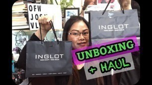 'UNBOXING INGLOT COSMETICS + HAUL'