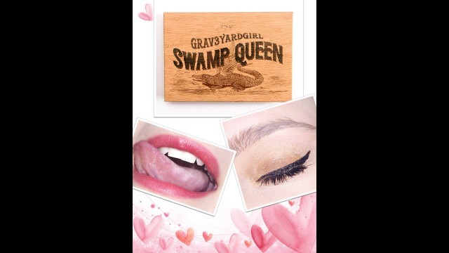 'NEW Grav3yardgirl  x Tarte SWAMP QUEEN  Pallete Tutorial'