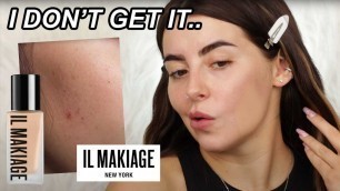 '*NOT SPONSORED* TESTING IL MAKIAGE FOUNDATION! REVIEW + WEAR TEST!'