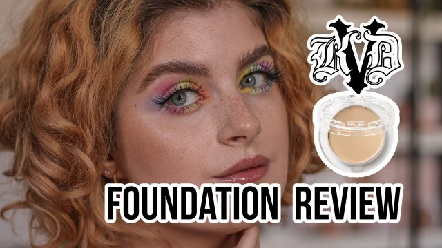 'KVD Vegan Beauty Good Apple Skin-Perfecting Foundation Balm Review | Raquel Mendes'