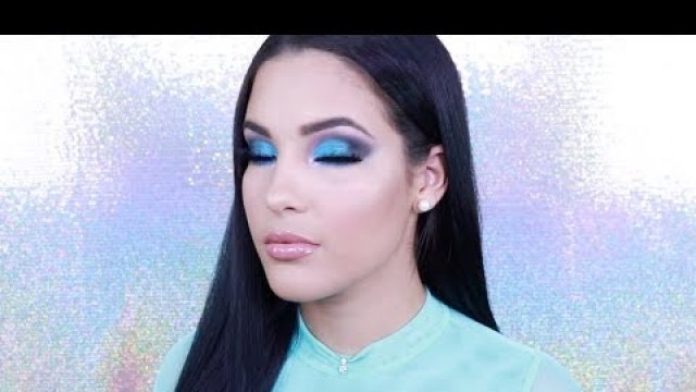 '#laGirl #tutorial #maquillaje  LA GIRL COSMETICS // TUTORIAL DE MAQUILLAJE TONOS AZULES'