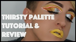 'THIRSTY PALETTE - JEFFREE STAR COSMETICS: TUTORIAL & REVIEW || MAX\'S LOOK'
