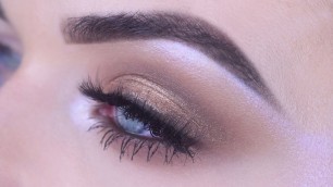 'Bronze Shimmer Eye Makeup for Blue Eyes | Motives Cosmetics'