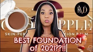 'KVD Beauty Good Apple Skin Perfecting Hydrating Foundation Balm | THE BEST EVER??!!'