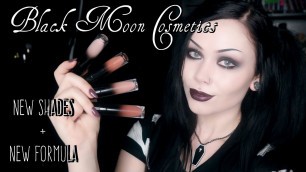 'BLACK MOON COSMETICS - New Shades + New Formula || Review and Swatches'