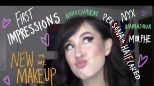 'FIRST IMPRESSIONS  | MAY BOXYCHARM | PERSONA, ILLAMASQUA, THE CREME SHOP, NYX BROW TINT + MORE'