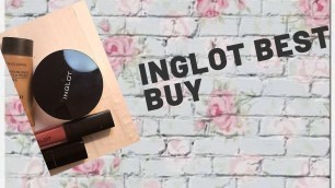 'Inglot Best Products Worth Buying | MakeUp Reviews | SaraZ'