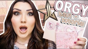 'NEW ORGY COLLECTION FROM JEFFREE STAR COSMETICS | ALL NUDE PALETTE & LIP SET!'