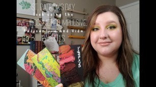 'St. Patrick\'s Day look using the Melt Cosmetics Impulsive, Radioactive and Vida Palettes'