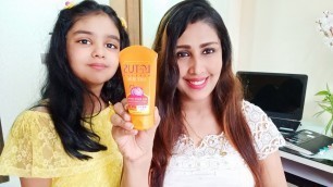 'Lotus Herbals Safe Sun Block Cream SPF 30 Review | Mom & Daughter Beauty Secrets | The Menka Vlog'