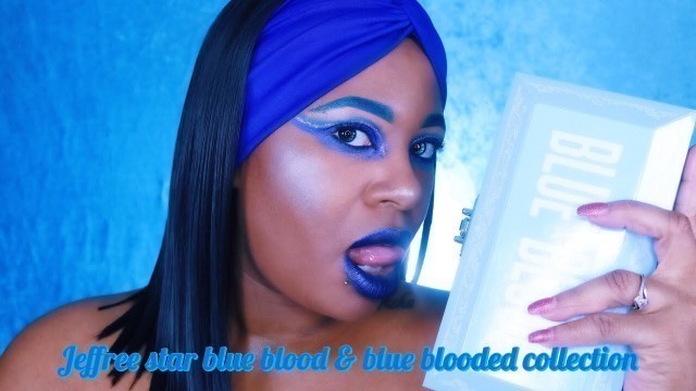 'BLUE BLOOD Palette & Collection REVIEW & SWATCHES! Jeffree Star Cosmetics'