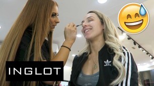 'GETTING MY MAKEUP DONE AT AN INGLOT COUNTER'