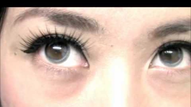 'EOS Tear Blue Contact Lenses Review Michelle Phan Black Swan Makeup Michelle Phan 2011'