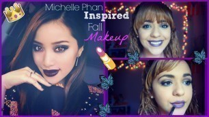 'Dramatic Fall Makeup Inspired by Michelle Phan'
