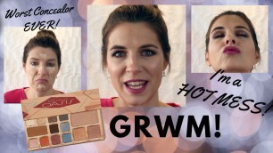 'GRWM! | Hooded Eye Tips | The Struggle is REAL! | BH Cosmetics Desert Oasis Palette'