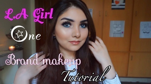 'LA Girl One brand makeup tutorial'