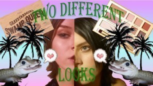 'Grav3yardgirl-Tarte Swamp Queen Palette Makeup Tutorial - 2 Different Looks'