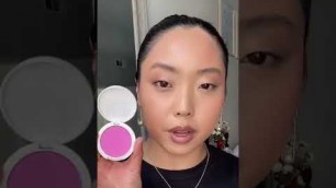 'Persona Bubble SuperBlush Try-On | Lazy Girl Makeup Tips'