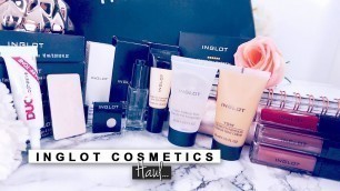 'INGLOT Cosmetics Haul ♡ Stefy Puglisevich'