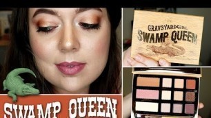'Grav3yardgirl Swamp Queen Tarte Palette | Demo + Swatches'