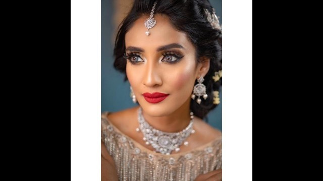 'GALA x & INGLOT Bangladesh presents a beautiful & elegant Bridal Glam Makeup.'