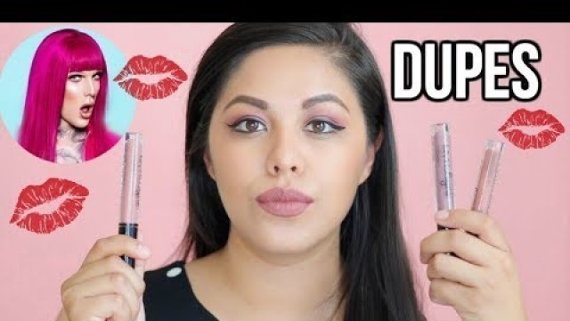 'JEFFREE STAR LIPSTICK DUPES WITH NYX LIPSTICKS'