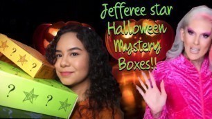 'JEFFEREE STAR Halloween Mystery Boxes| unboxing!'