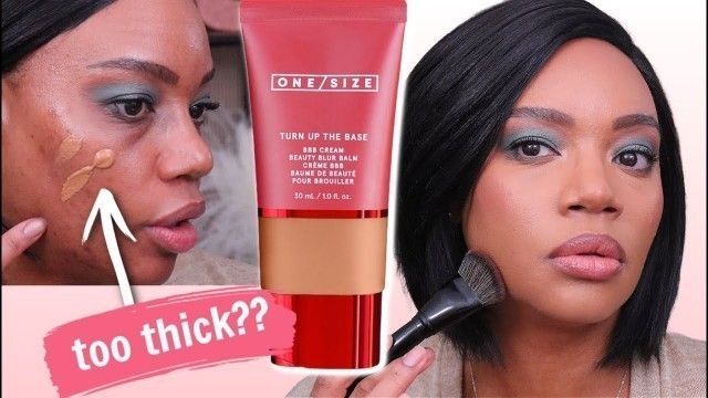 'THE OILY SKIN TEST: **New** One Size Beauty Blur Balm Foundation | 8 hour wear test'