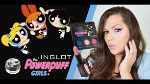 'makeup test: Inglot Powerpuff Girls collection review'