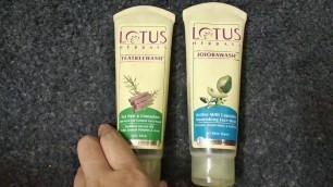 'Lotus face wash for dry skin and oily skin review'