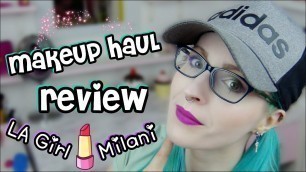 'Makeup Haul Review - LA Girl & Milani |Hype Cosmetics'