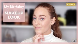 'My Birthday Makeup Look | MAC stick foundation, MAC glow play lip balm | Actually Anna'