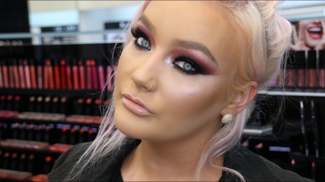 'Pink and Black Smokey Eye Makeup Tutorial | INGLOT AUSTRALIA'