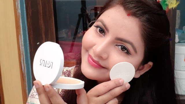 'Lotus herbals whiteglow flawless complexion compact spf25 pa+++ review & demo| fairness compact|RARA'