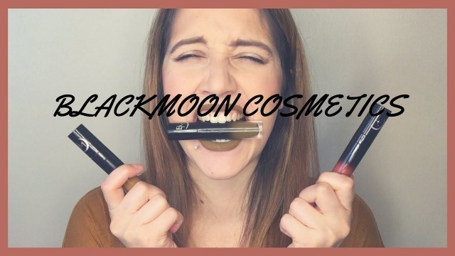 'BLACKMOON COSMETICS Autumn Trio SWATCHES + Mini Review'