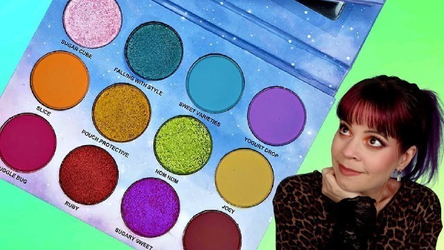 'Finally trying the Menagerie Cosmetics Sugar High palette!'