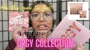 'Jeffree Star Cosmetics Orgy Collection Unboxing | briana gray official'