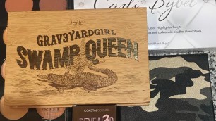 'Won 1st Giveaway! Try-on , Wear + Review! Tarte Queen Of The Swamp Palette & Fright Fest!'