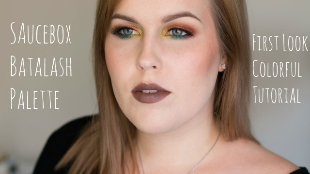 'Saucebox Batalash First Look Colorful Tutorial'