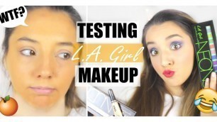 'Testing L.A.Girl Makeup (DISASTER!) | ThoseRosieDays'