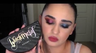 'BlackMoon Cosmetics Black Metal Palette/Orb of Light Palette'