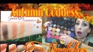 'Autumn goddess Saucebox Cosmetics -Swatch Party 