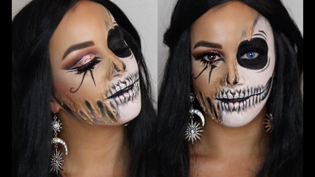 'SKULLS FOR HALLOWEEN PART 1 | MAKEUP TUTORIAL | INGLOT AUSTRALIA | INSPIRED BY DESI PERKINS'