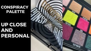 'CONSPIRACY PALETTE | Up close and personal review of the Shane X Jefferee Star cosmetics palette'