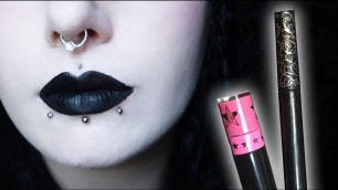 'Jeffree Star vs Kat Von D: Black Lipstick Test & Review | Toxic Tears'