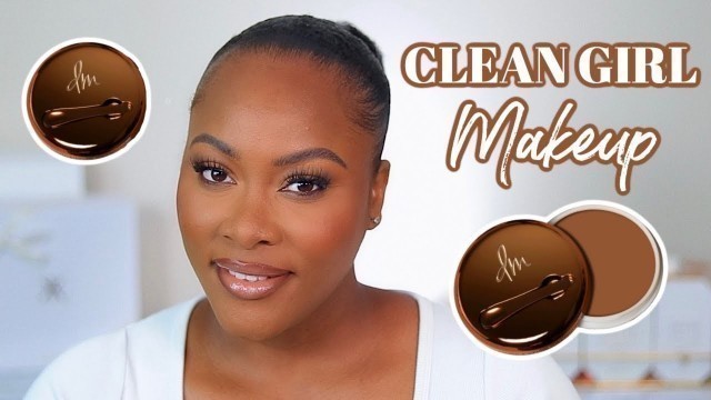 'CLEAN GIRL MAKEUP NO FOUNDATION : TESTING NEW DANESSA MYRICKS YUMMY SKIN BALM POWDER REVIEW 2022'