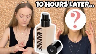 'IL MAKIAGE Woke Up Like This Foundation | HONEST REVIEW & WEAR TEST | Dehydrated Skin'